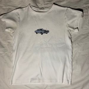 Brandy Melville Motor Show Cropped Tee